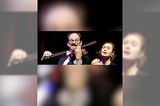 Sabine Fischmann und Michael Quast: Die Fledermaus à trois
