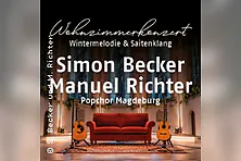 Wohnzimmerkonzert mit Simon Becker und Manuel Richter