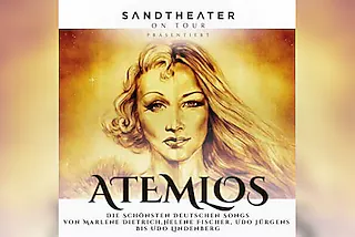 SANDTHEATER ON TOUR - ATEMLOS - deutsche Hits in Sand gemalt