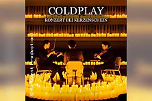 Coldplay Musik bei Kerzenschein