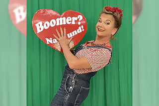 Boomer? Na und! Das neue Solo-Comedy-Programm von und mit Julia Kempken - Premiere