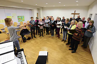 Kirchenchor Opfingen, evangelischen Gemeindesaal, Unterdorf 8, für "Vereint im Verein" [Ingo Schneider]