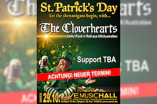 The Cloverhearts + Support - Finest Folk-Punk-Rock ever!