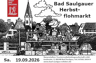 Großer Bad Saulgauer Herbstflohmarkt Samstag 19.09.2026