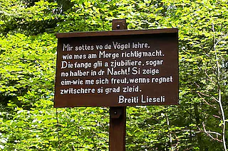 Dichterpfad am Entegast