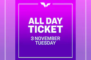 All Day Ticket | Tue. 3 NOV | Round of 32 | 13 Matches