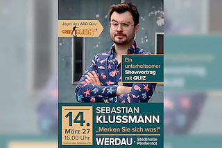Sebastian Klussmann - Merken Sie sich was! - „Merken Sie sich was!“ Showvortrag mit Witz und Quiz
