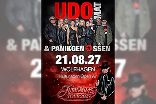 UDOMAT & die Panikgenossen - Deutschlands größte Udo Lindenberg Tribute Band - Kulturladen Open Air