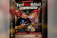 Prost Mord Mahlzeit| mit 4 Gänge-Menü & 1 Mord, Mord a la Quarktasche