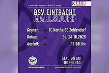 Eintracht Mahlsdorf - Hertha Zehlendorf | NOFV-Oberliga Nord - 9. Spieltag