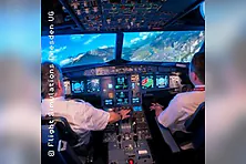 Fliegen im A320 Simulator - 90 Minuten