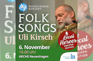 Wohnzimmerkonzert - Uli Kirsch „Folksongs“