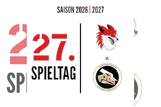 27. Spieltag: Füchse Duisburg - TecArt Black Dragons Erfurt