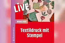 Textil Druck mit Stempeln