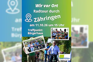 Radtour und Führung durch Zähringen