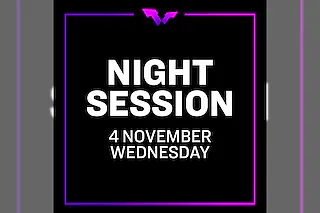 Night Session Ticket | Wed. 4 NOV | Round of 32 | 5 Matches