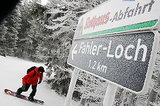 Skipiste Fahler Loch