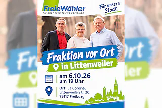 Bürgergespräch Littenweiler: Fraktion vor Ort