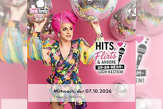 Ein Abend mit Sarah Barelly - „Hits, Flirts & andere Un-an-nehm-lich-keiten!“