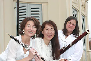 Trio Tricolore - Lilla Mokbel-Nyeste - Oboe; Klara Baszun - Fagott; Kyoko Sawada - Klavier