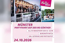 Partyfahrt mit der MS Günther