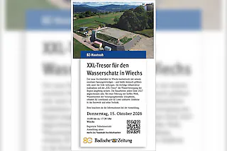 BZ-Hautnah: XXL-Tresor für den Wasserschatz in Wiechs