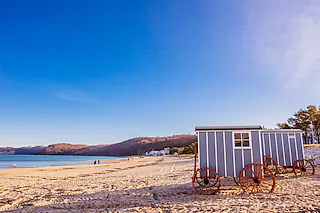 Strandsauna am Binzer Strand - Saunieren an der Ostsee