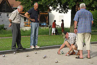 Bouleplatz im Park (Istein)