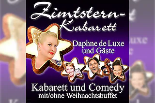 Zimtstern-Kabarett 2026 - Daphne de Luxe und Gäste: Boris Stijelja - Rebecca Carrington - Andrea Bongers