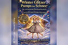 Winter-Glitzer - Pumps im Schnee